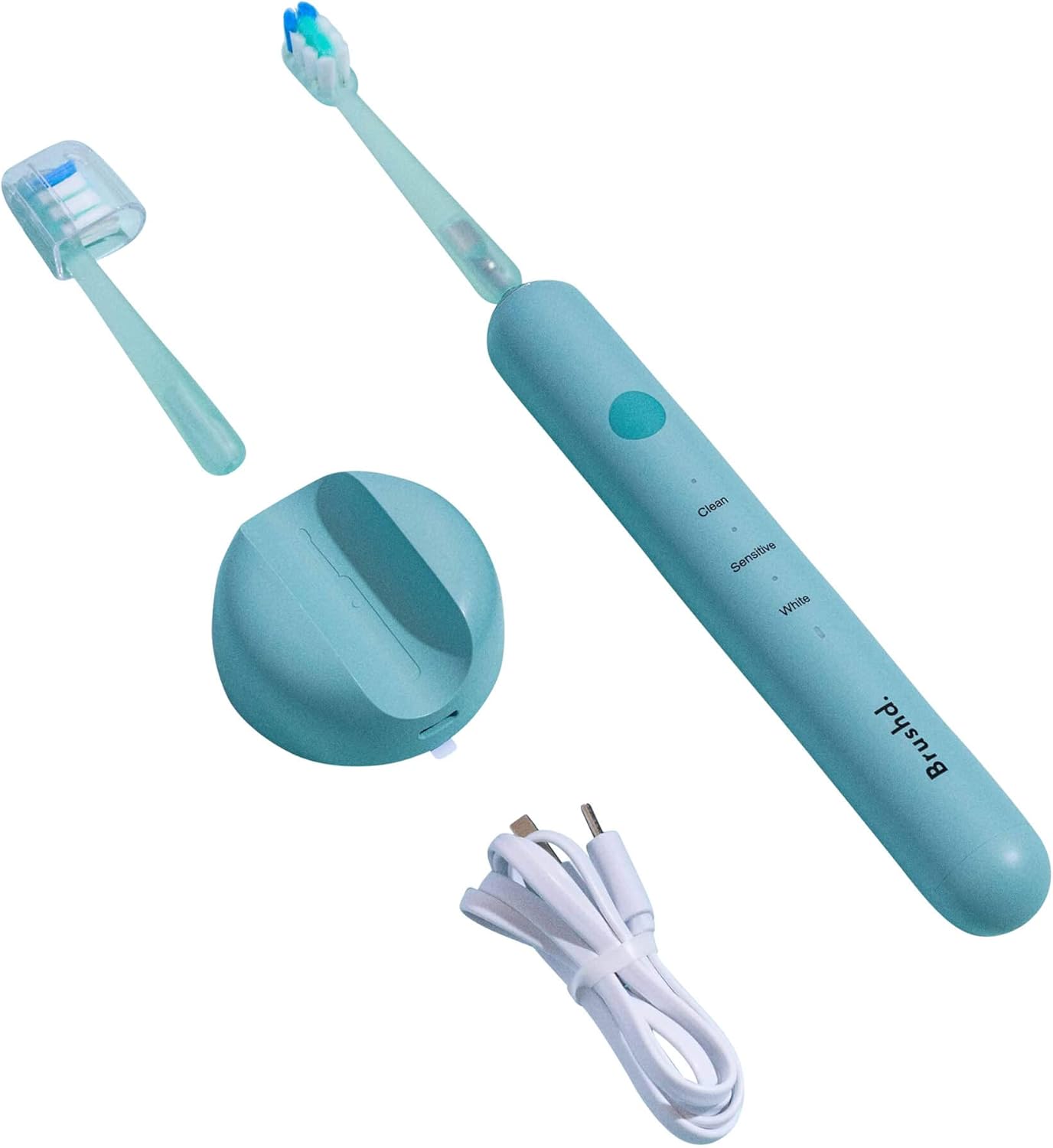 Brushd. Sustainable Sonic Electric Toothbrush, Recyclable Brush Heads, 3 Cleaning Modes