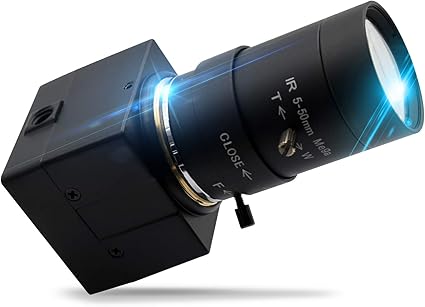 1080P Webcam with Zoom Lens,5-50mm Optical Zoom, Manual Focus