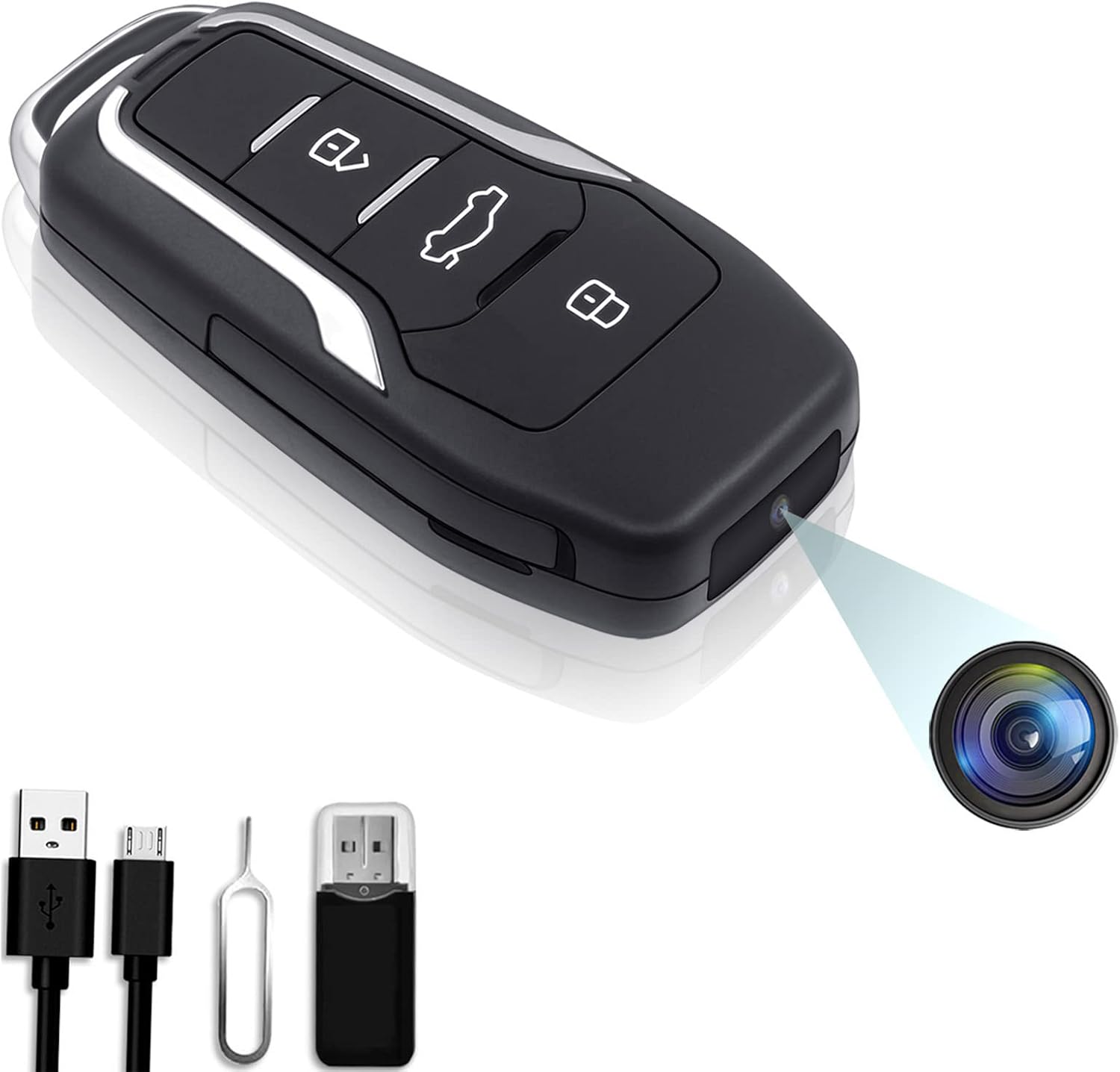 Camera Car key 1080P Camera with Motion Monitoring