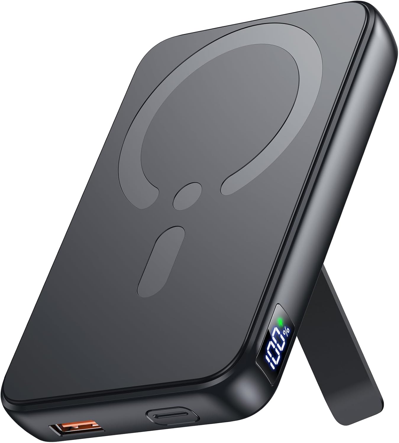 Magsafe Power Bank, Portable Charger 12000mAh, 22.5W Fast Charging Battery Pack with USB-C Input & Output, LED Display for iPhone 17\/16\/15\/14\/13\/12 Pro\/Pro Max