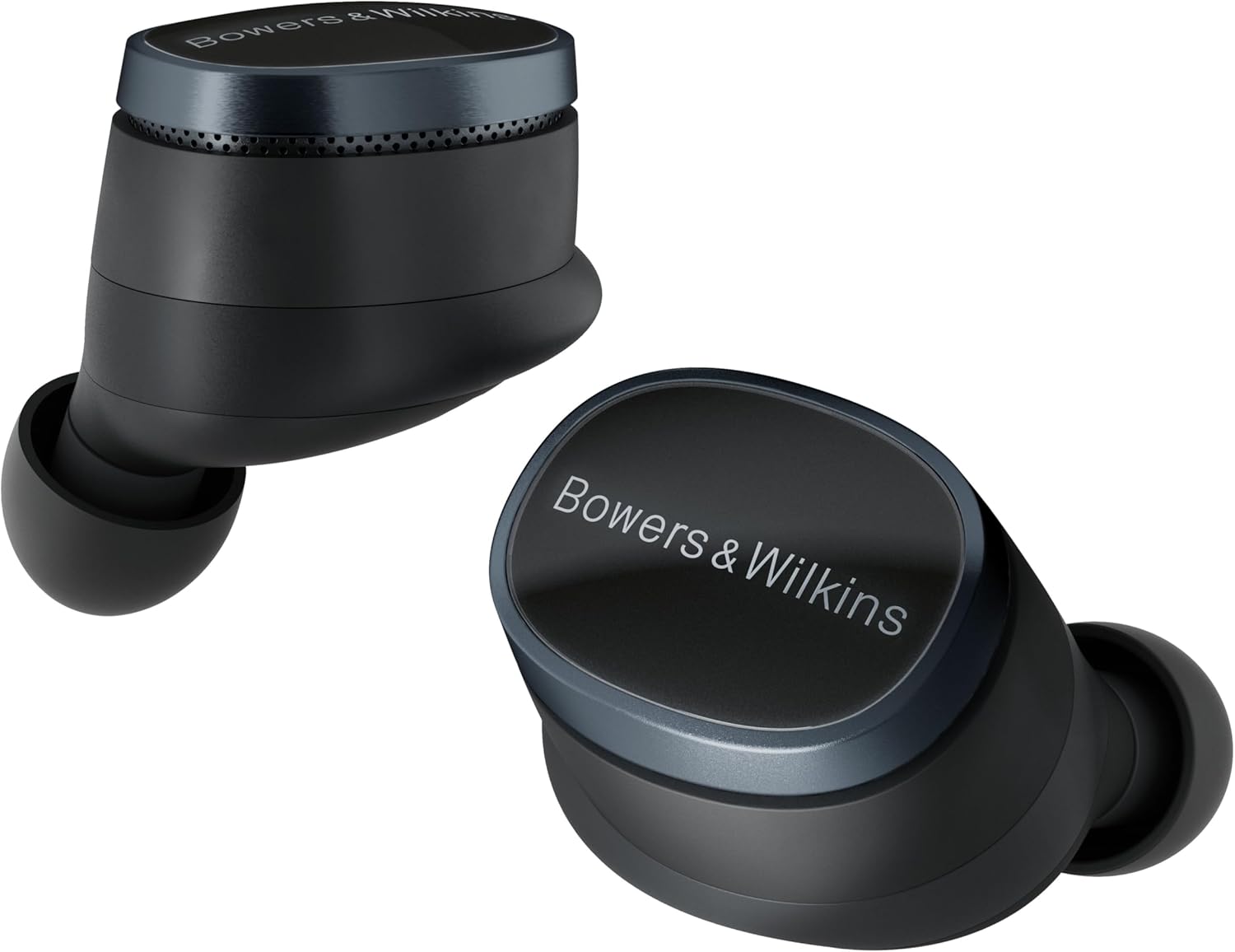 Bowers & Wilkins Pi8 True Wireless Noise Cancelling Earbuds with Bluetooth aptX, 24-bit Wireless Connection, Audio Retransmission, and 6 Built-in Microphones - Anthracite Black