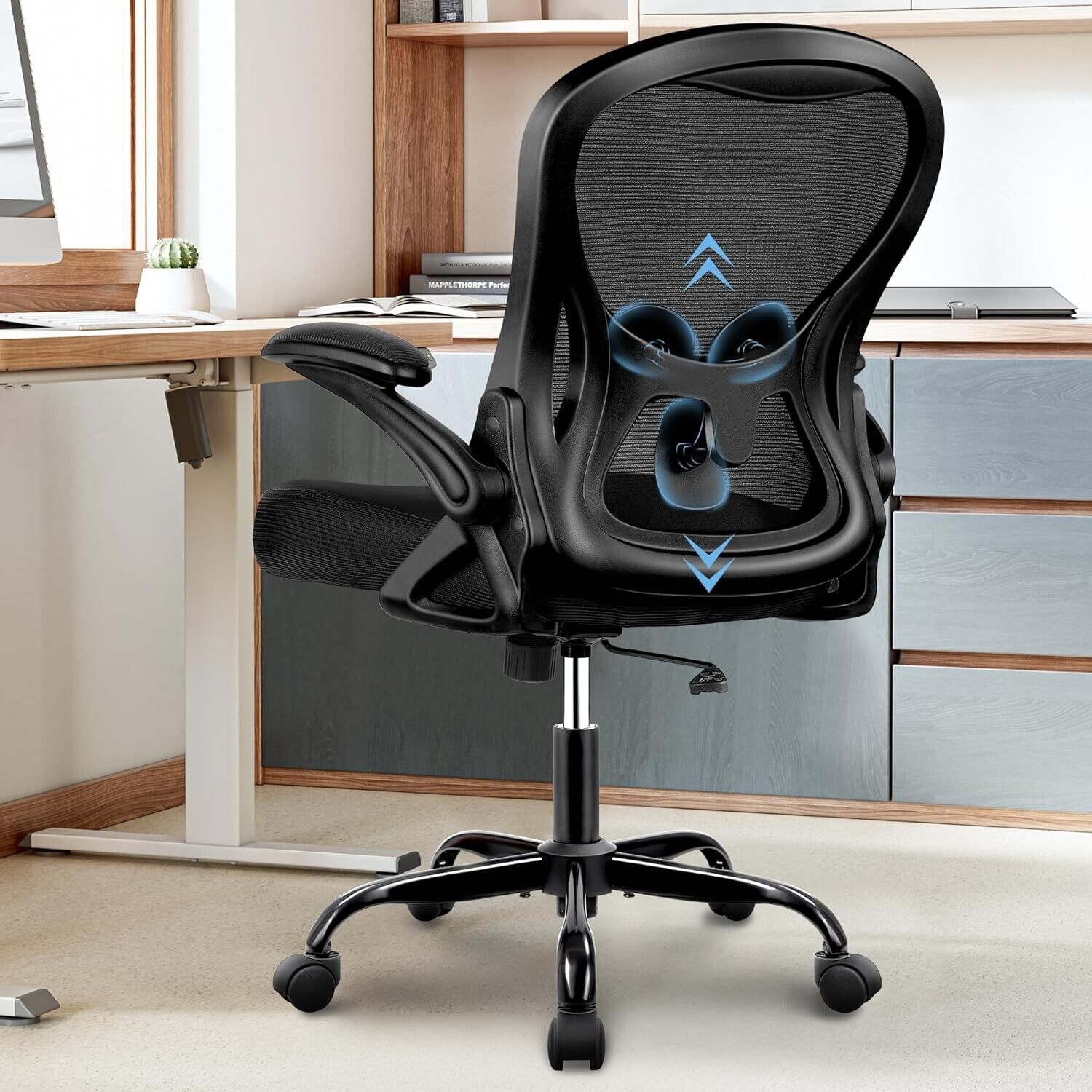 Winrise Office Chair Ergonomic Desk Chair, Mesh Home Office Chair Swivel