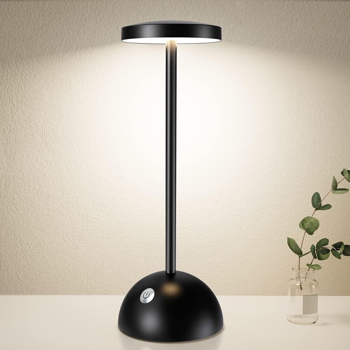 Battery Operated Table Lamp, 5000mAh Rechargeable Cordless LED