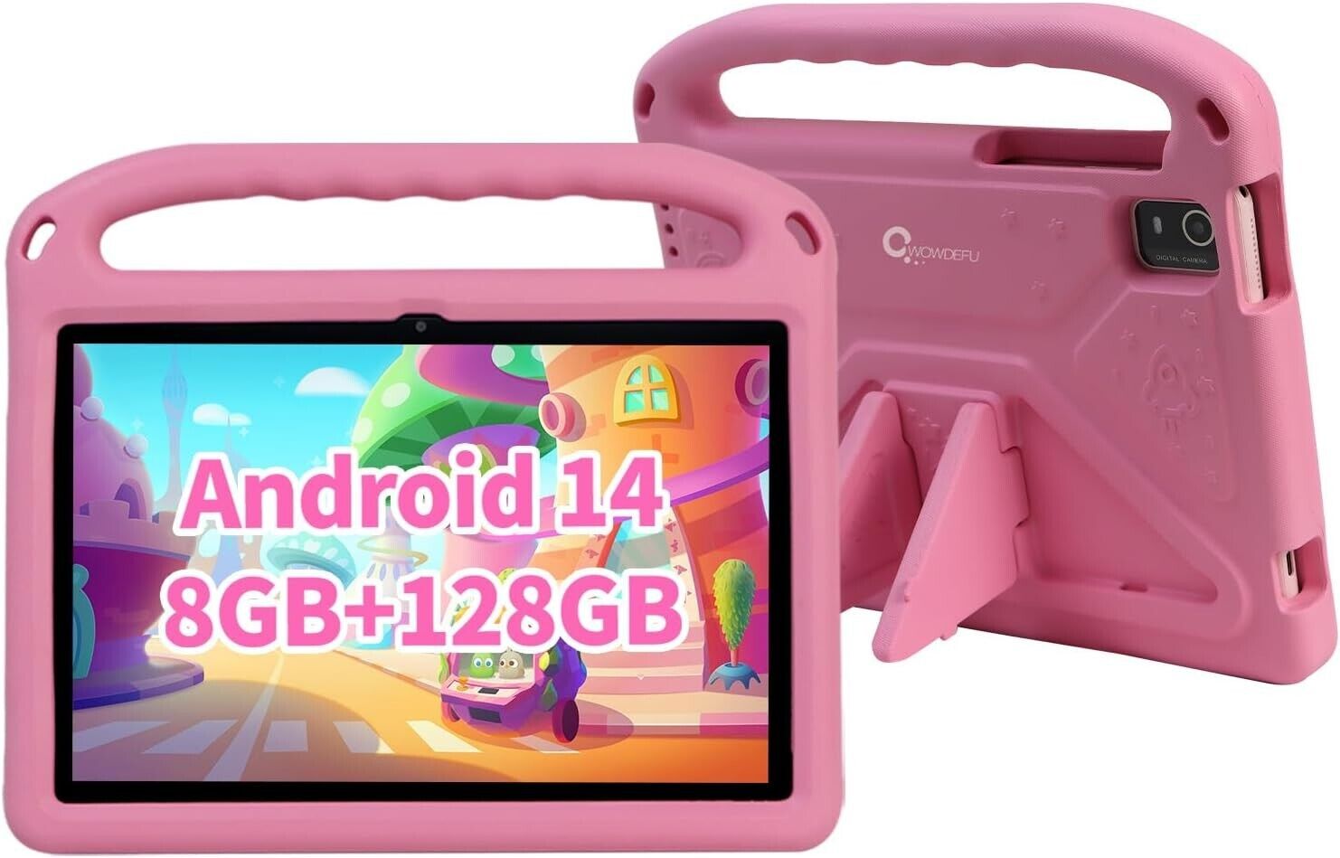 Kid's Tablet, 10 Inch Android 14 Tablet for Kids