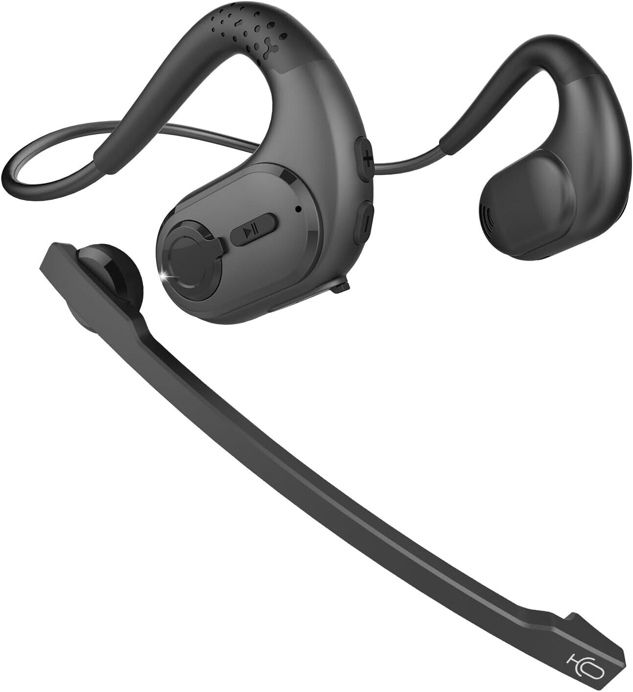 Giveet Bluetooth 5.3 Headset with Detachable Microphone, DSP Noise Cancelling