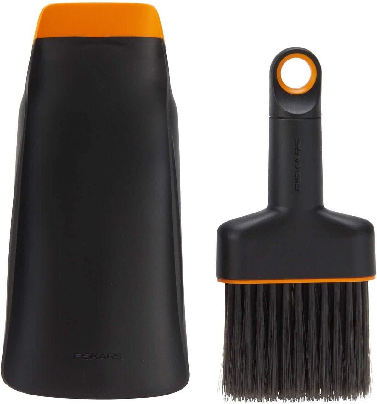 Fiskars Planting Shovel with brush, 20.6 cm planting shovel, 18 cm brush, Synth