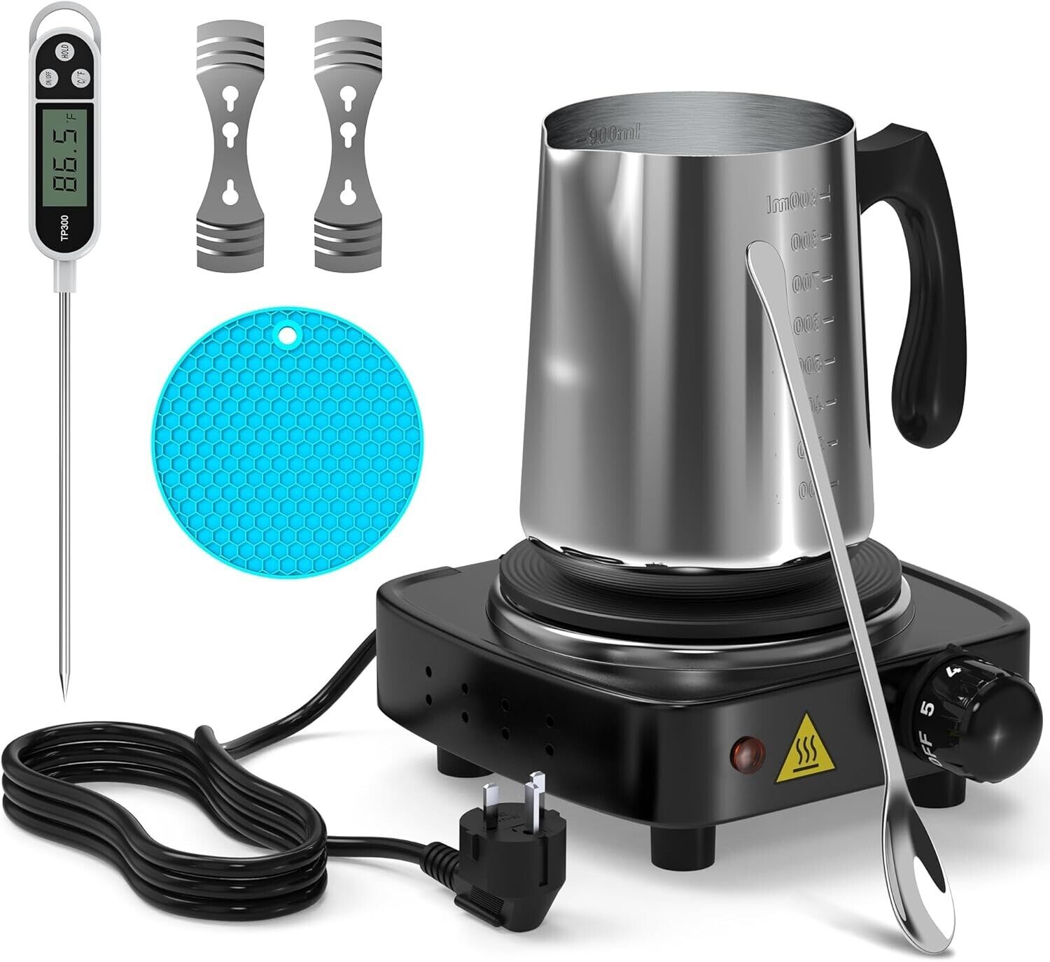 Ohcans Candle Making Kit with Electronic Hot Plate, Candle Making Kit for DIY