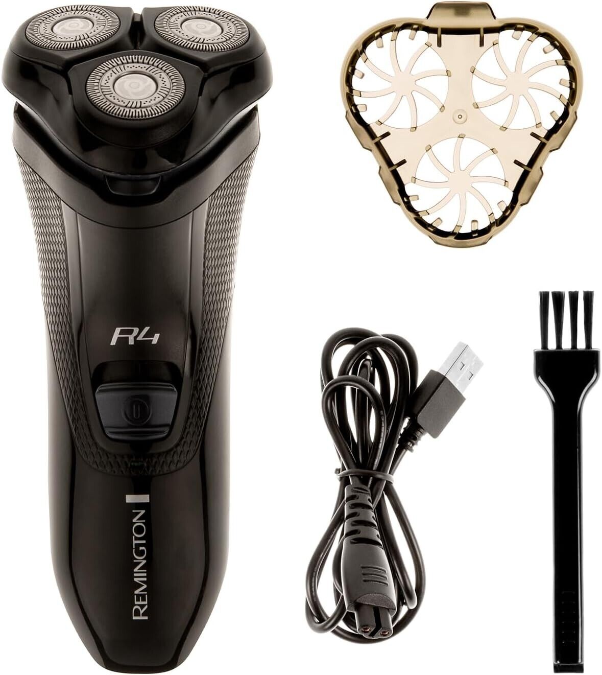 Remington Mens Electric Rotary Shaver R4 (Dual Track Blades, Flexing Blades