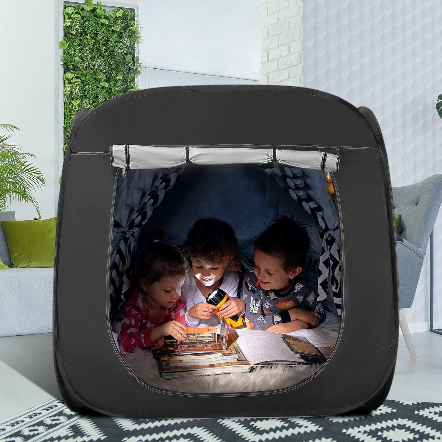Tanniws Pop-Up Tent Sensory Den Sensory Tent Play Tent Blackout Tent
