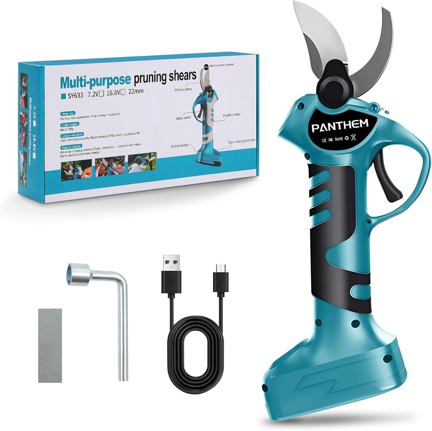 Cordless Pruning Shears, Electric Garden Secateurs, Secateurs & Pruning Scissors