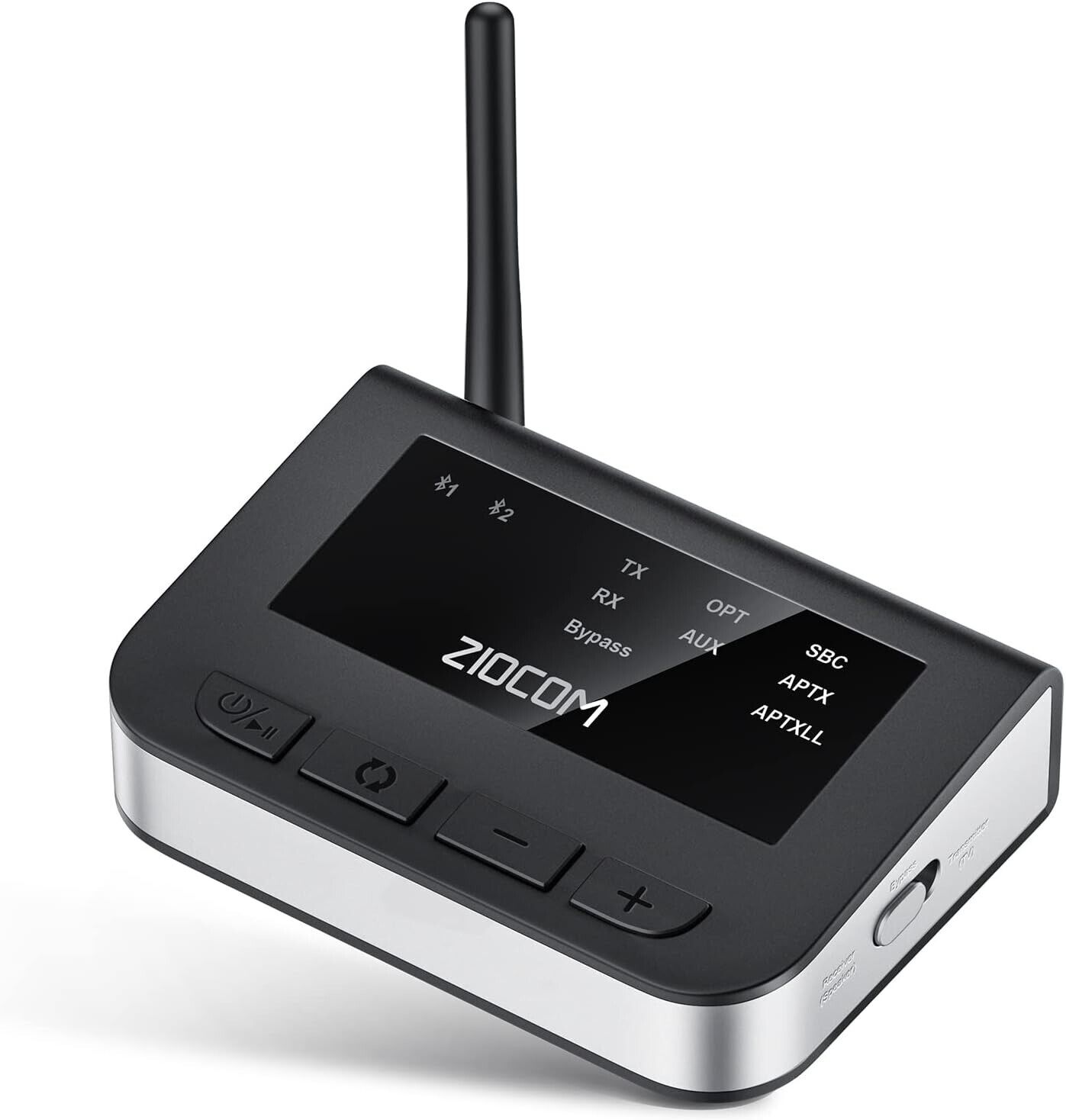 ZIOCOM Bluetooth Transmitter Receiver for TV Home Stereo, Bluetooth Audio