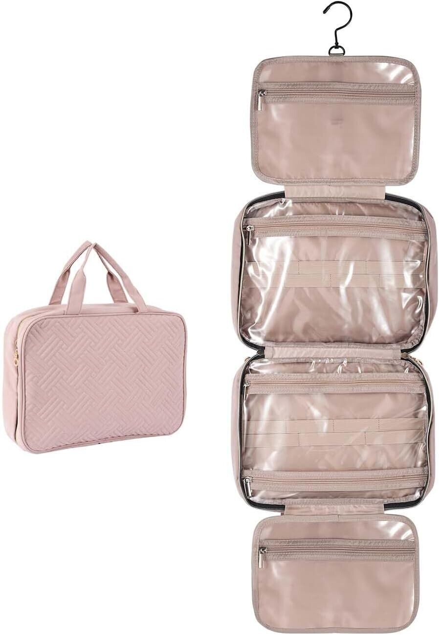 Garsumiss Toiletry Bag Travel Makeup Organizer Cosmetics Bag Storage Vanity