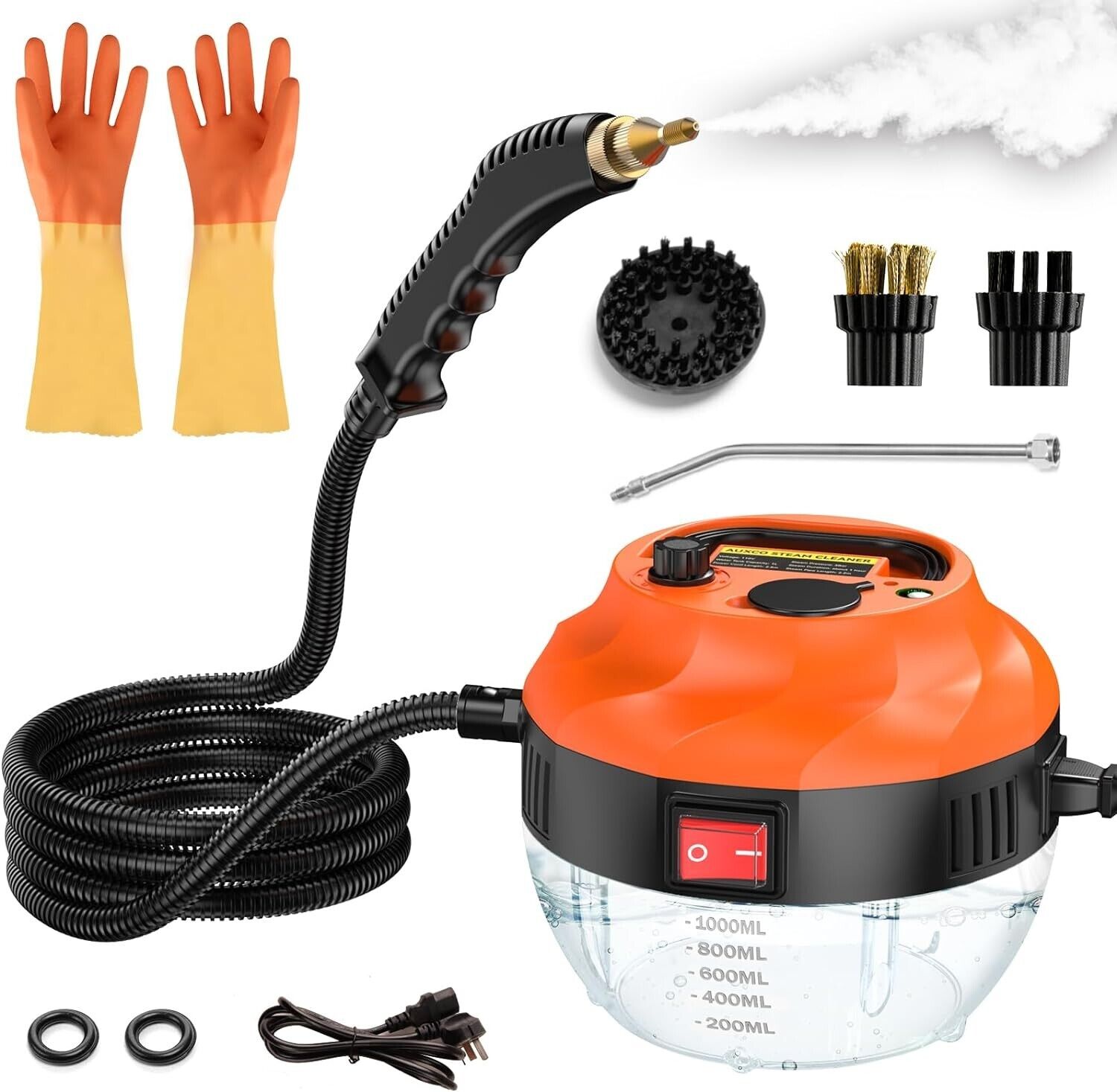 Steam Cleaner 2500W Handheld Steam Cleaner for Kitchen, Handheld Portable, Auxco