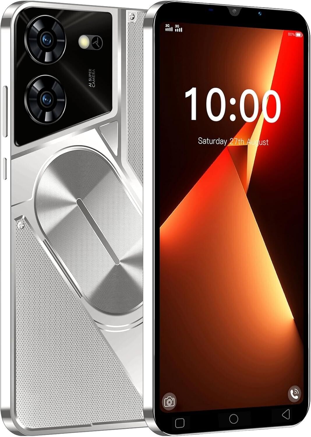 MsMga Cheap Smartphone, 16GB ROM (Scalable to 128GB), 5.0 inch IPS Display